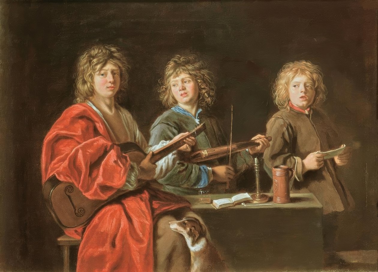 The Little Singers by Antoine Le Nain