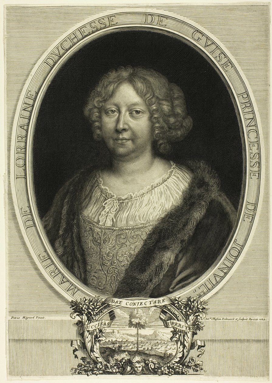Marie de Lorraine, Duchess of Guise, Princess of Joinville by Antoine Masson