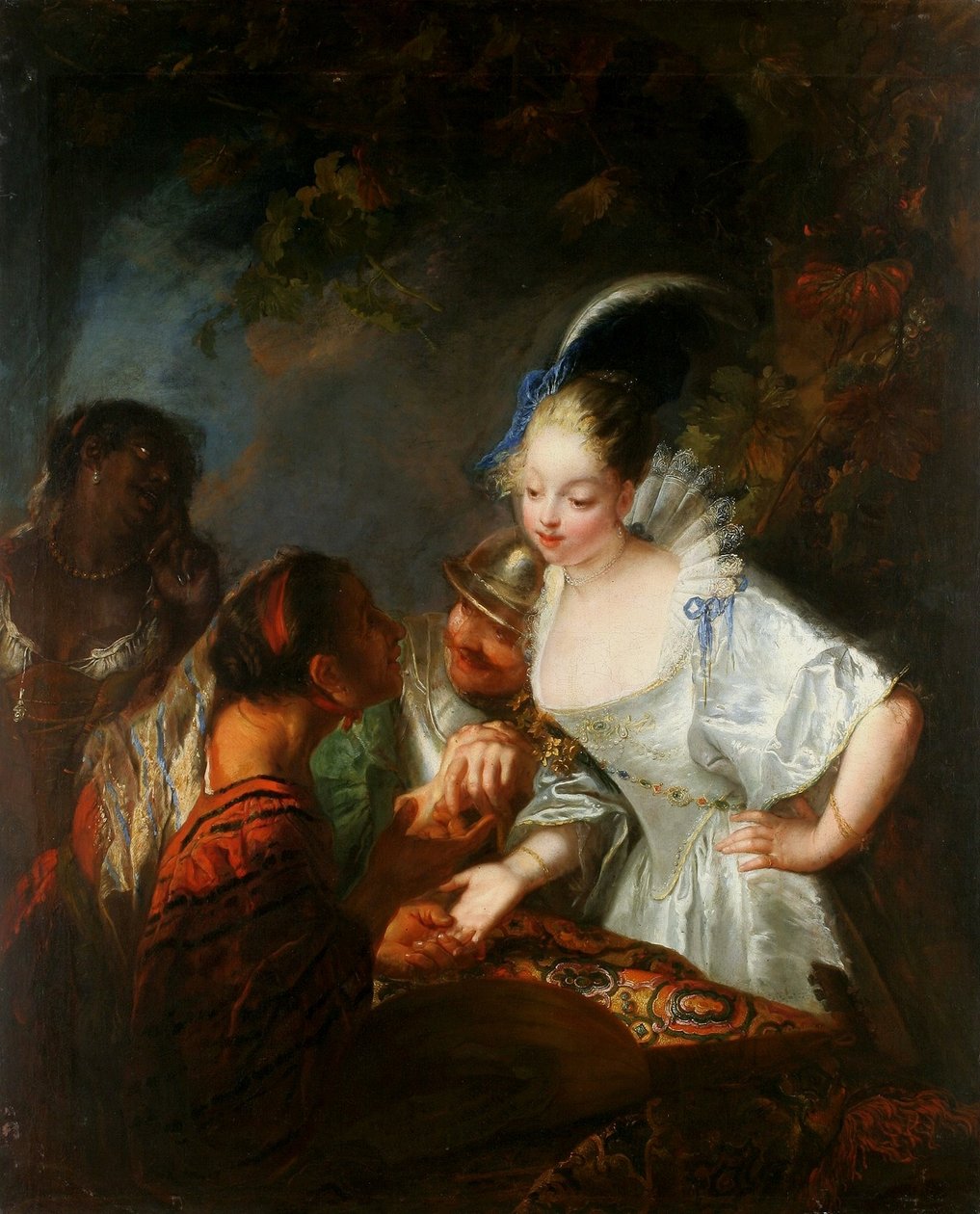 Gypsy Fortuneteller by Antoine Pesne