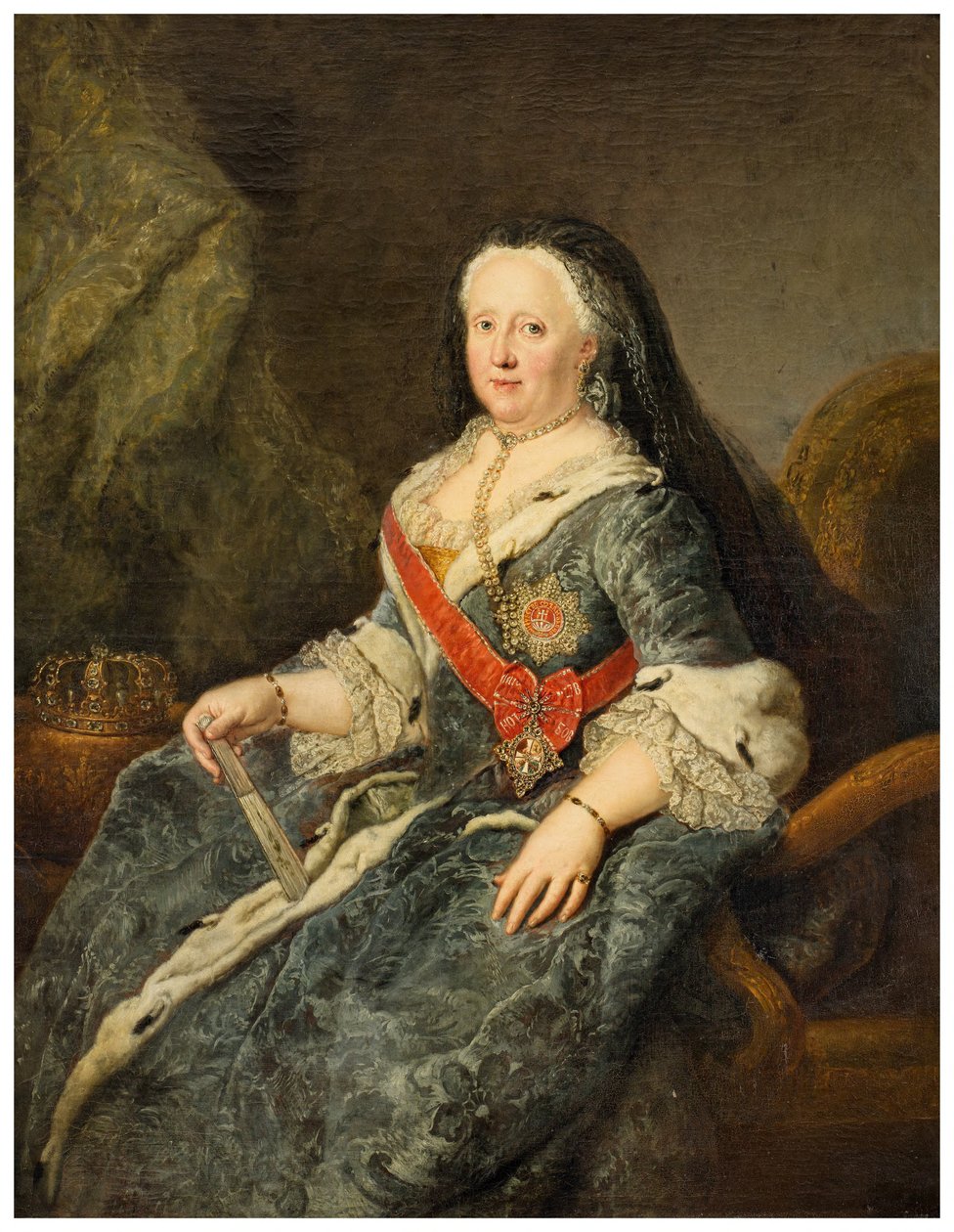 Johanna Elizabeth, Princess of Anhalt-Zerbst by Antoine Pesne