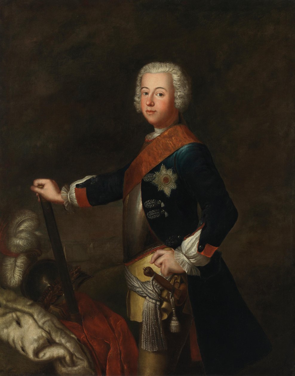 Portrait of Frederick II of Prussia as Crown Prince by Antoine Pesne