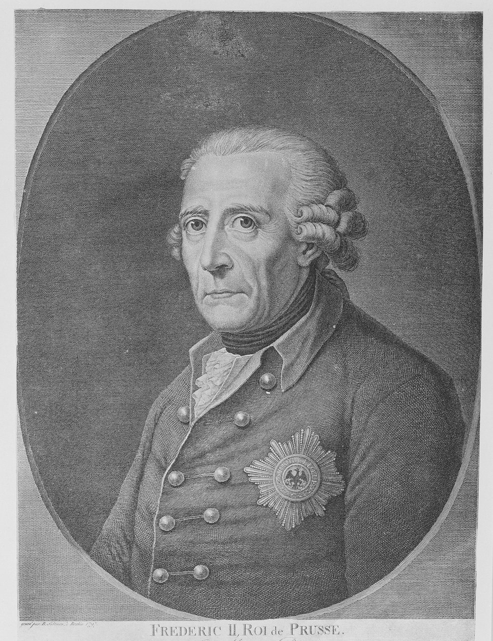 Friedrich II, King of Prussia by Anton Graff
