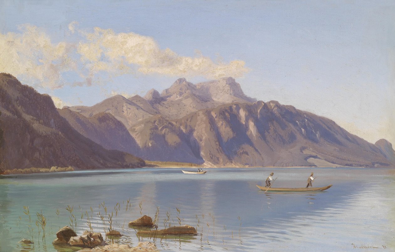 Mountain Lake by Anton Hlavacek