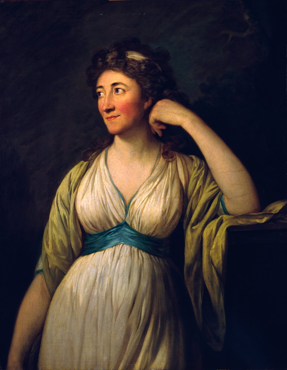 Portrait of Baroness Elise von der Recke, Countess of Meden by Anton Graff