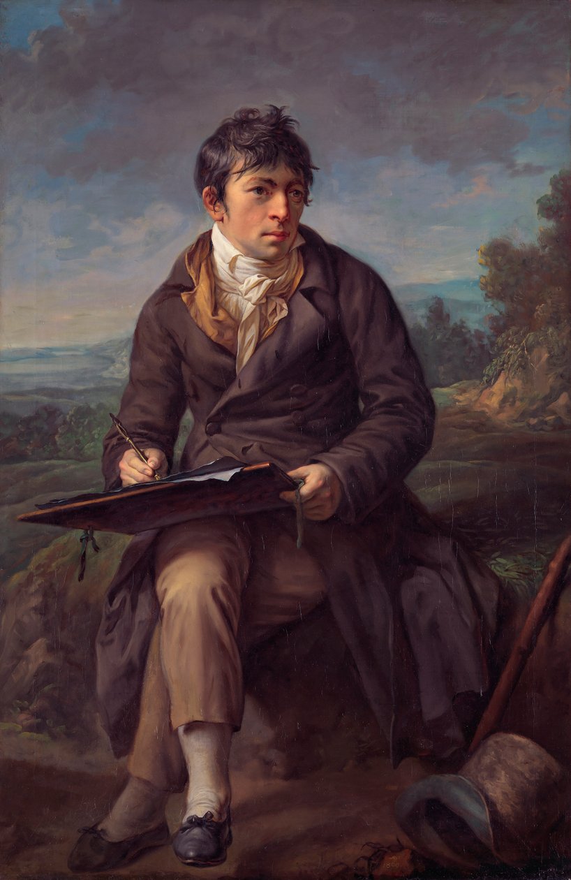 Portrait of the Landscape Painter Carl Anton Graff by Anton Graff