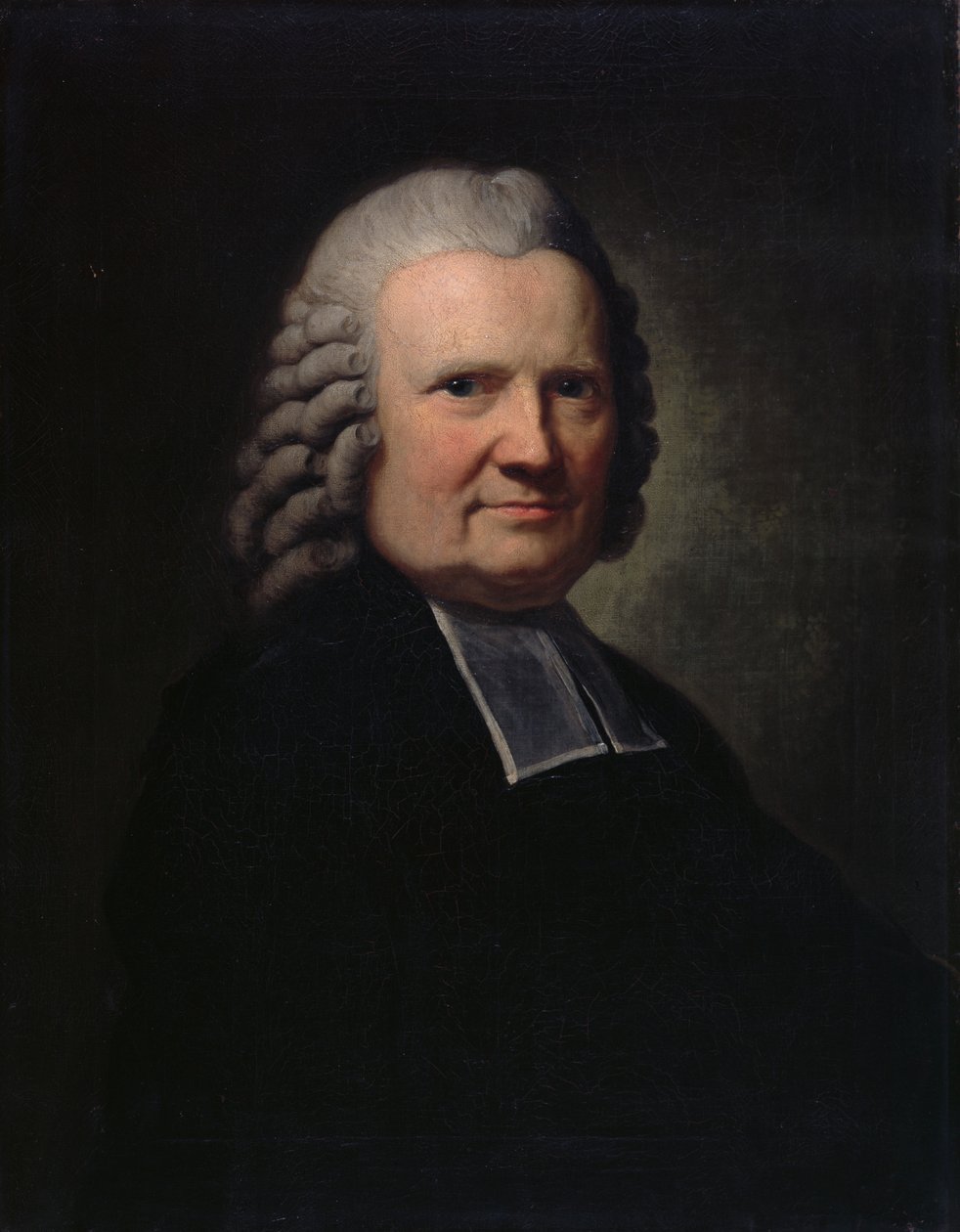 Propst Johann Joachim Spalding in Official Robes by Anton Graff