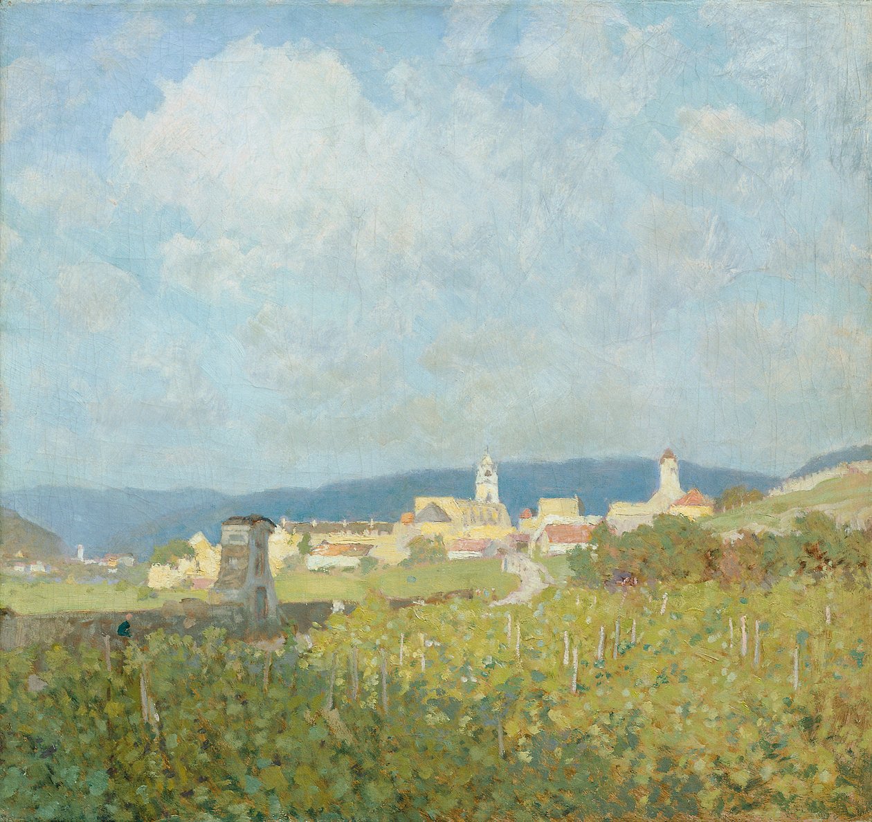 Dürnstein in the Wachau by Anton Hans Karlinsky
