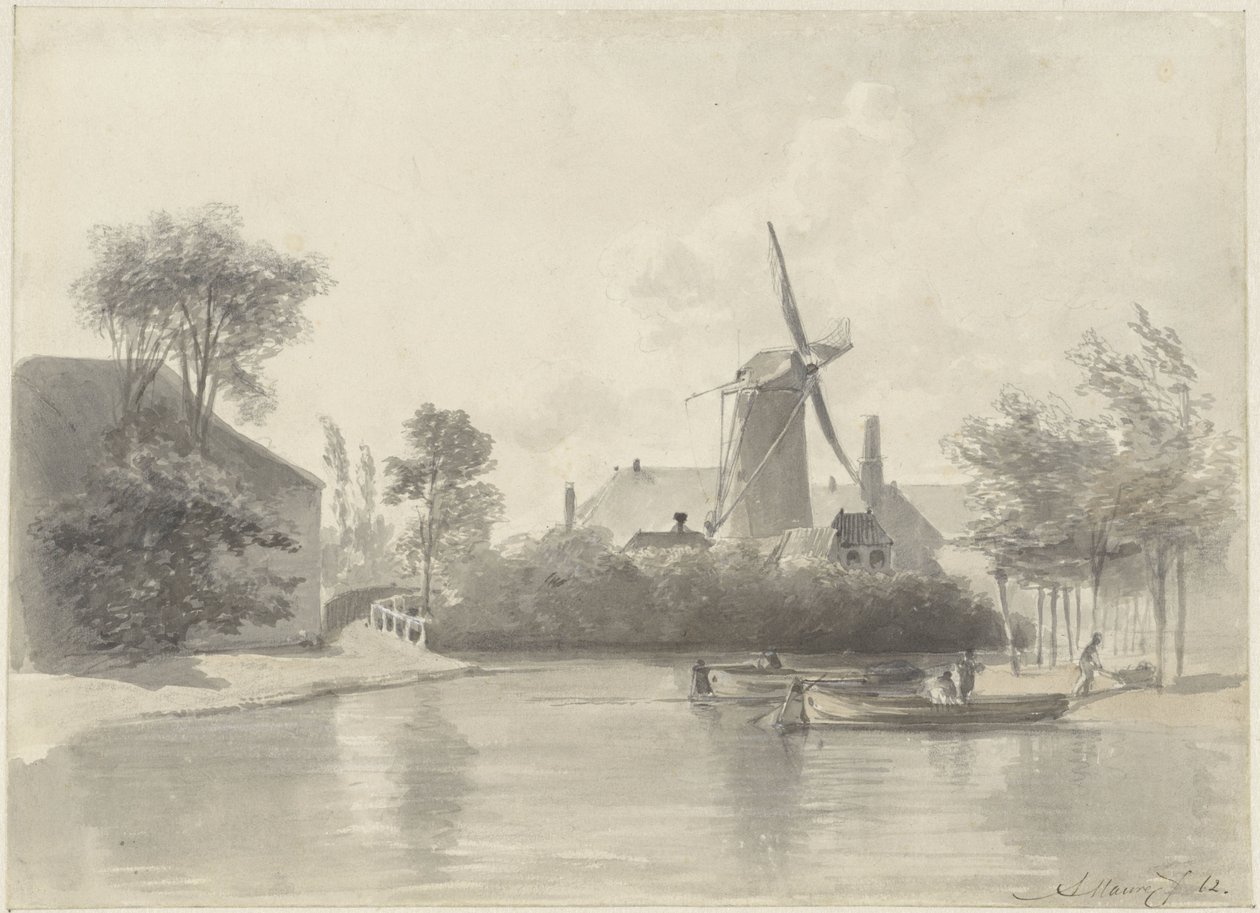 View of Haarlem by Anton Mauve