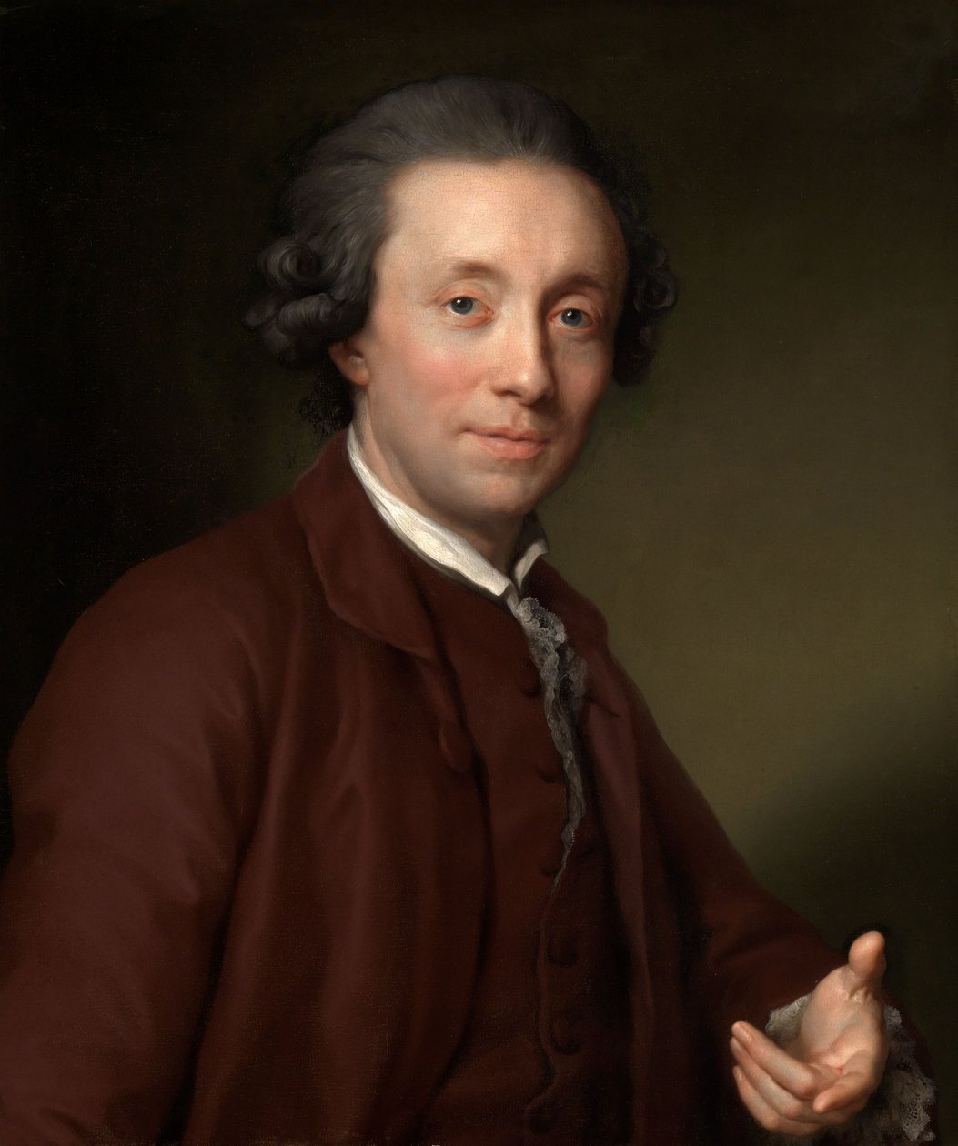 Portrait of State Minister Baron Wilhelm von Edelsheim by Anton Raphael Mengs