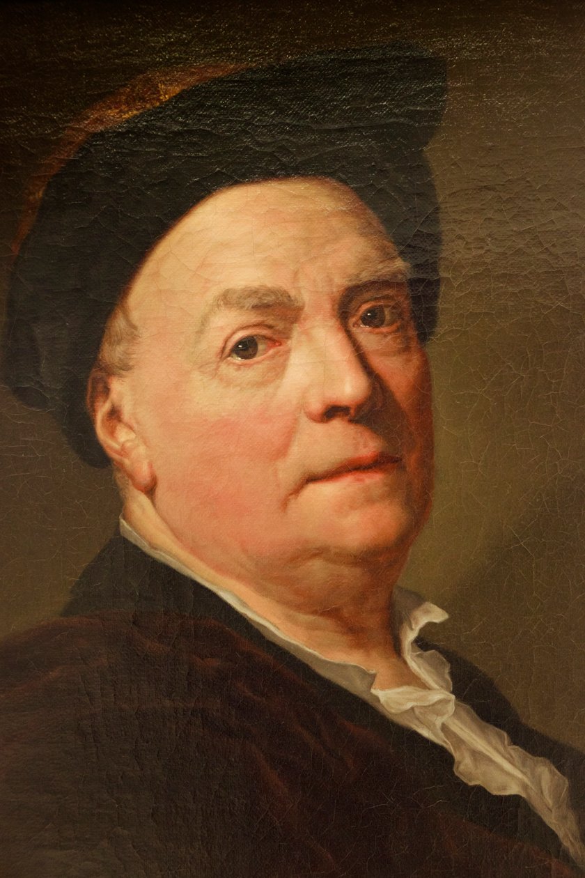 Louis de Silvestre (detail) by Anton Raphael Mengs