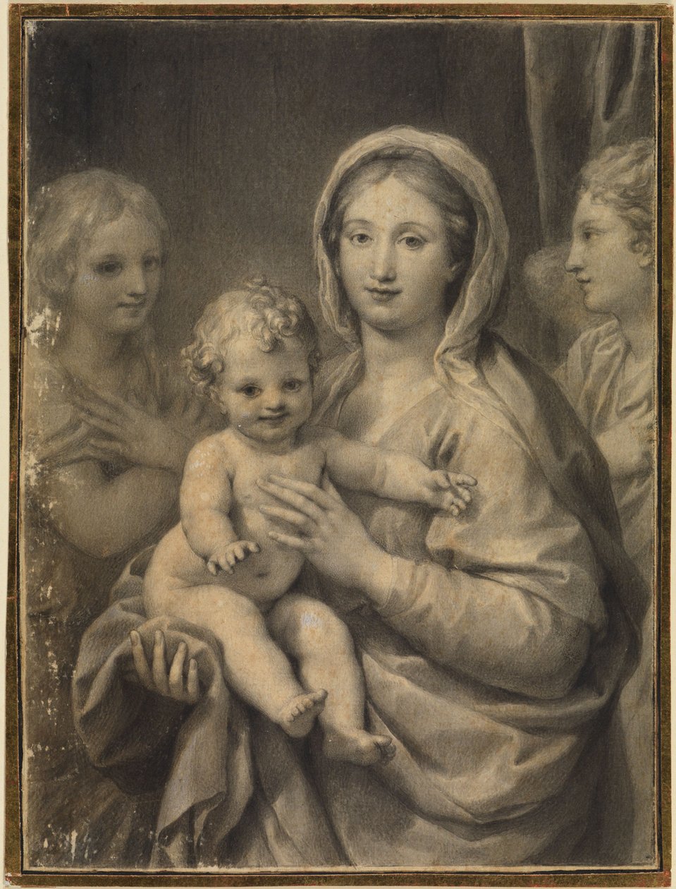 Madonna with Child and Two Angels by Anton Raphael Mengs