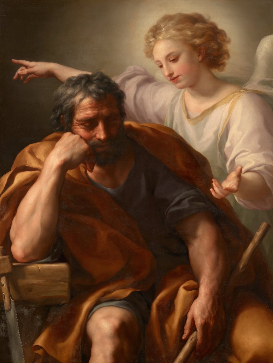 The Dream of St. Joseph by Anton Raphael Mengs