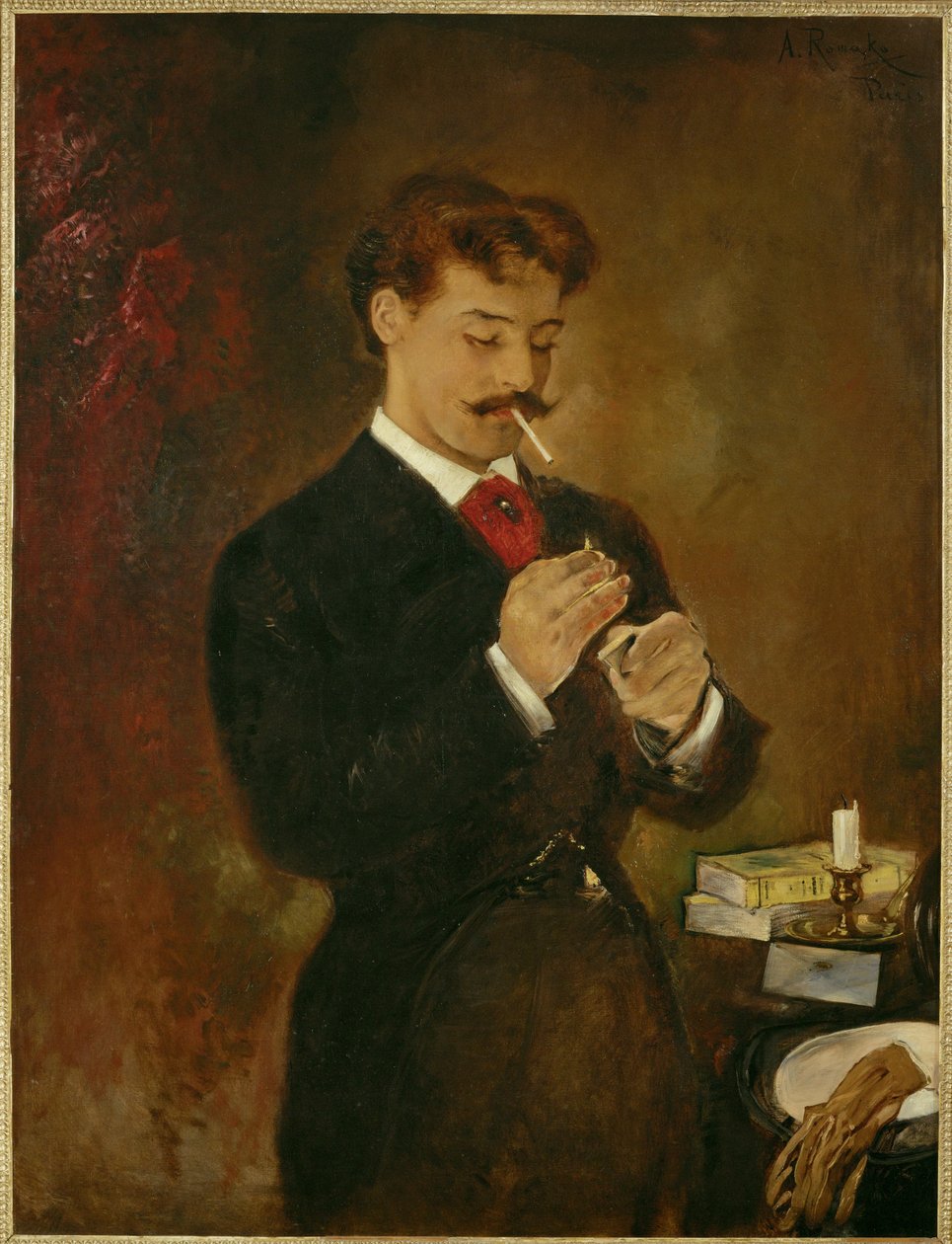 Portrait of a Young Man by Anton Romako