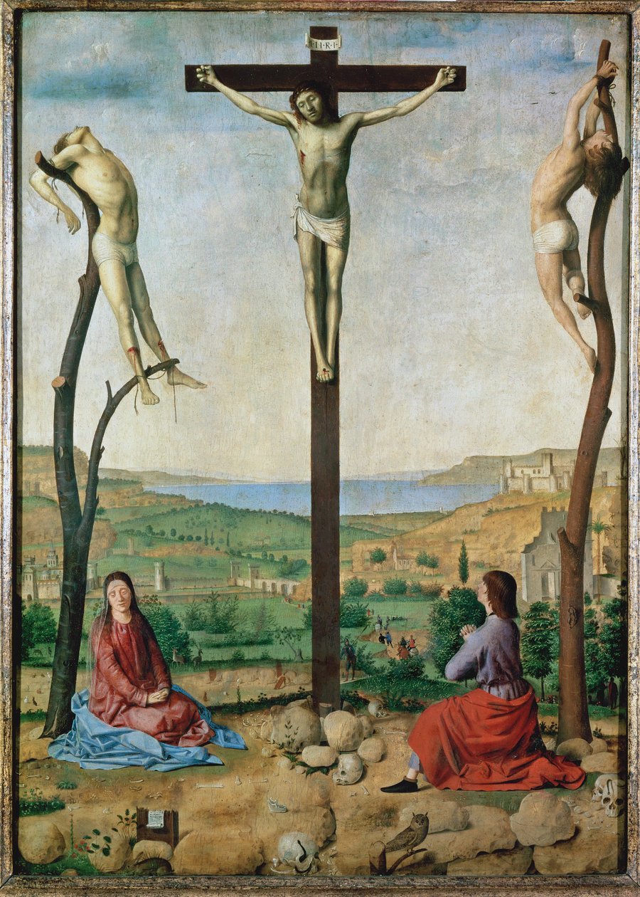 Crucifixion by Antonello da Messina