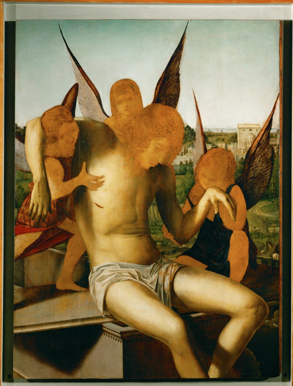 Pieta With Three Angels, c.1475 by Antonello da Messina