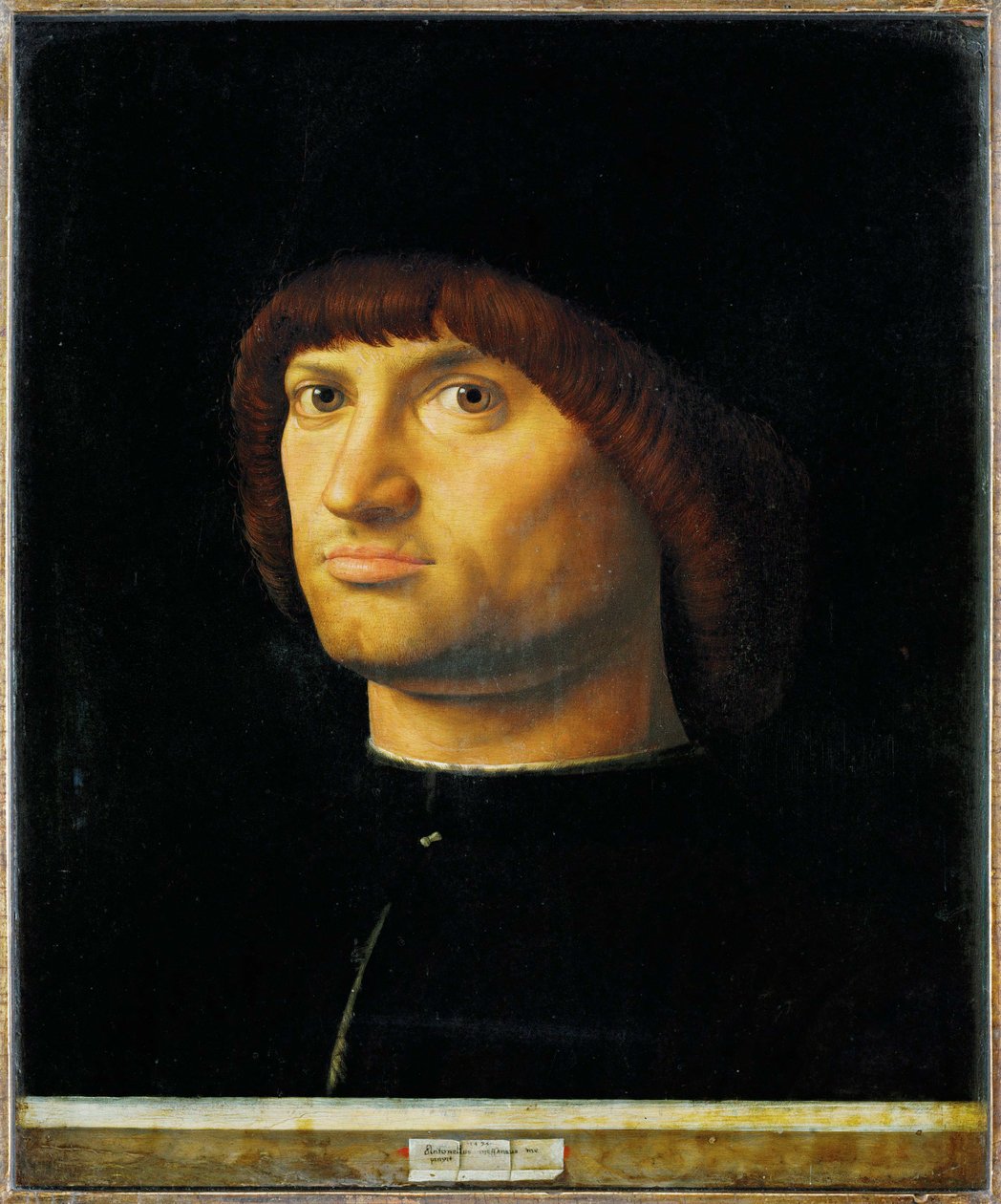 Portrait of a Man, Il Condottiere by Antonello da Messina