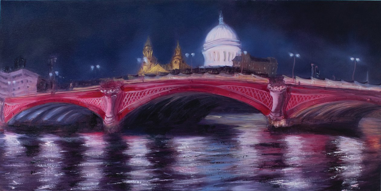 St Paul’s, Blackfriars Bridge, 2013 by Antonia Myatt