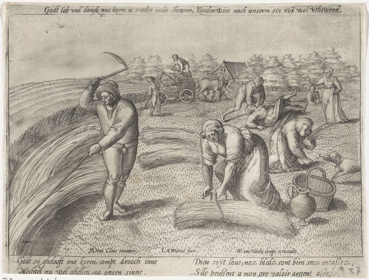 The Harvest by Antonie Wierix (II) (possibly)