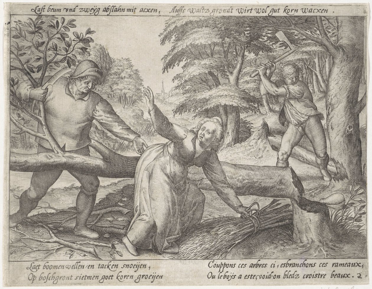 Land Reclamation by Antonie Wierix (II) (possibly)