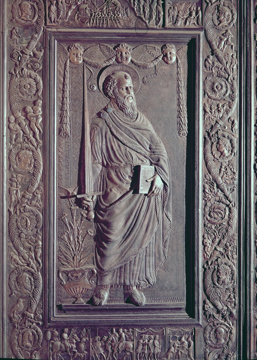 St. Paul (detail) by Antonio Filarete