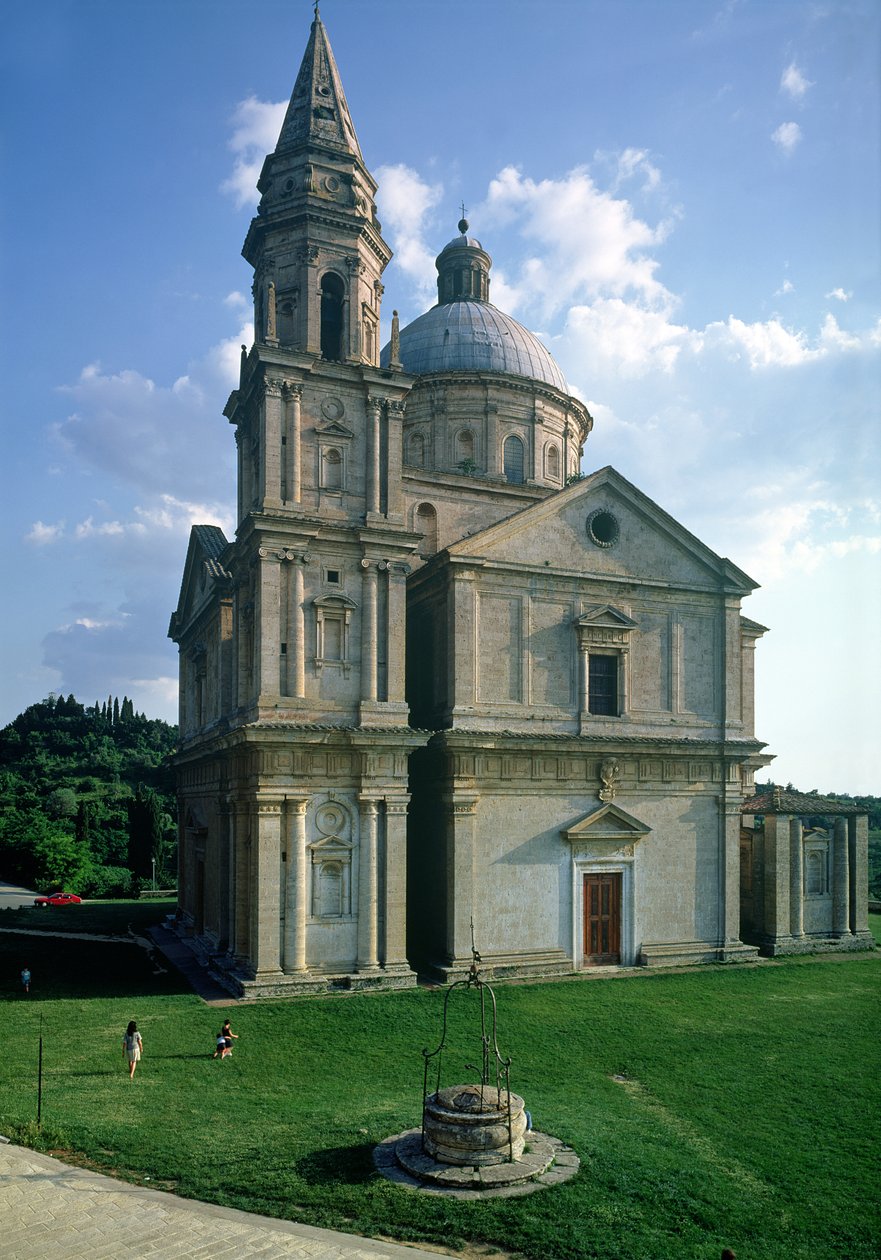 Exterior view showing the detached campanile and dome, 1518-45  by Antonio da Sangallo