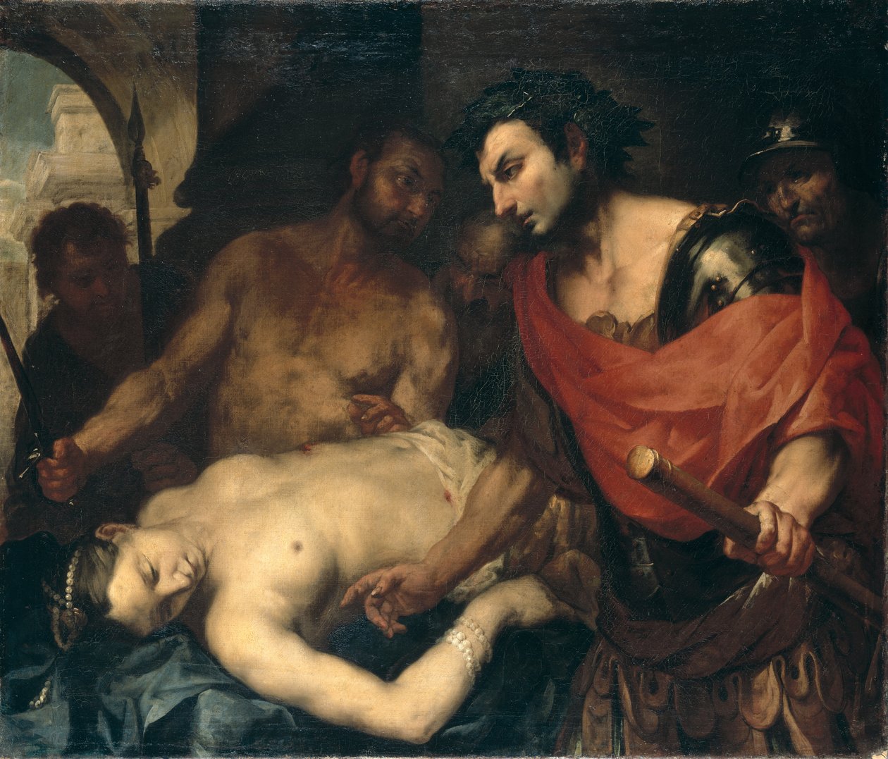 Nero with the Corpse of his Mother Agrippina by Antonio (attr. to) Zanchi