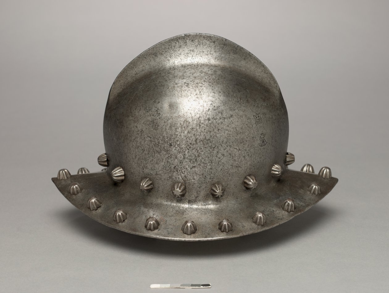 War hat, or kettle hat, c.1475-1500 by Antonio (workshop of) Missaglia
