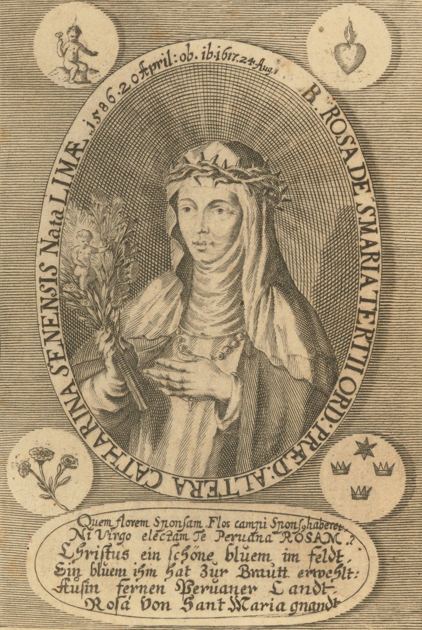 Saint Rose of Lima by Antonio González de Acuña