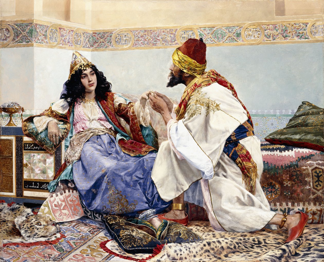 A Gift for the Favourite by Antonio Maria Fabres y Costa