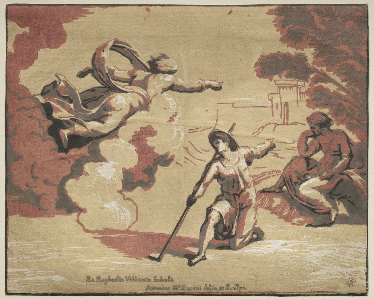 God Appearing to Isaac by Antonio Maria I Zanetti