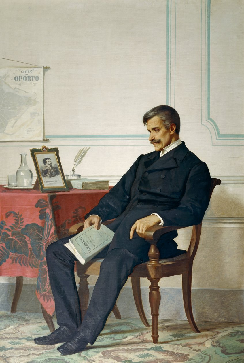 King Charles Albert in Porto by Antonio Puccinelli