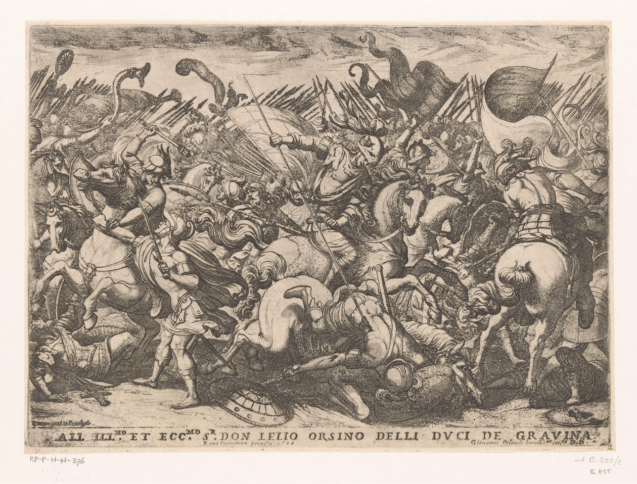 Cavalry and Infantry in Battle (series title) by Antonio Tempesta