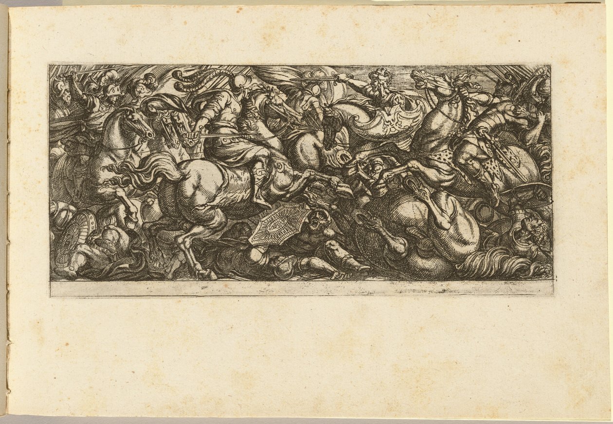 Cavalry Charge with Soldiers and Horses Trampled by Antonio Tempesta