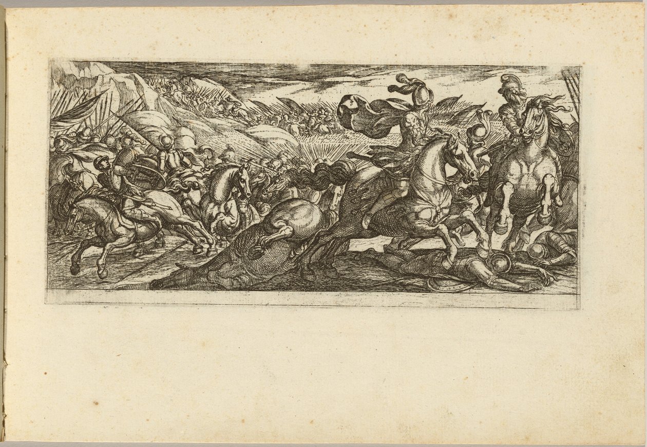 Cavalry Engagement by Antonio Tempesta