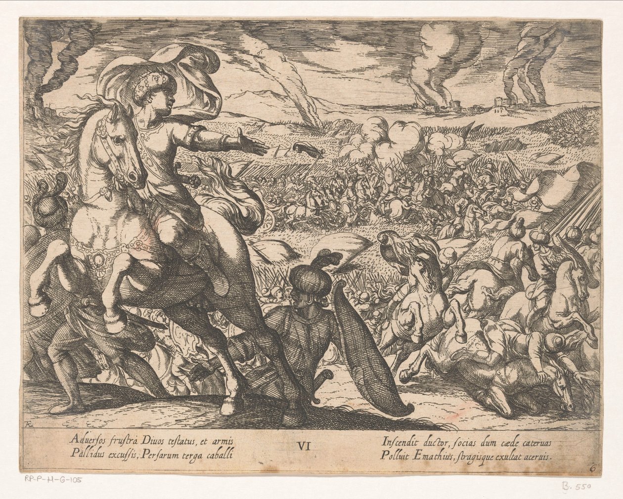 Darius Flees the Battlefield (The Deeds of Alexander the Great series) by Antonio Tempesta