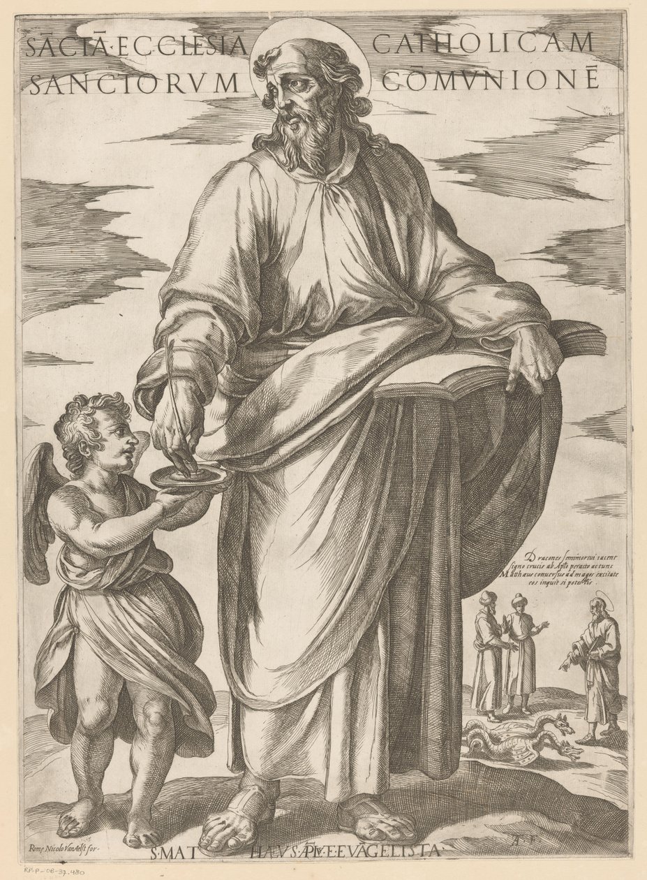Saint Matthew by Antonio Tempesta
