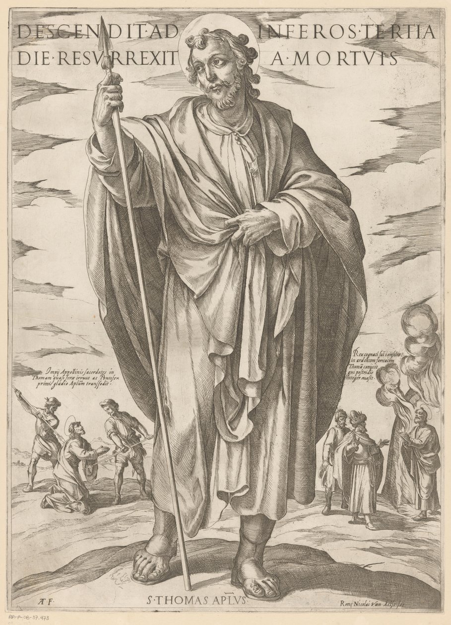 Saint Thomas by Antonio Tempesta