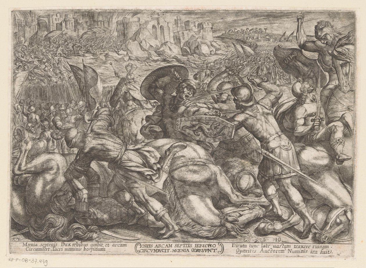 The Fall of Jericho by Antonio Tempesta
