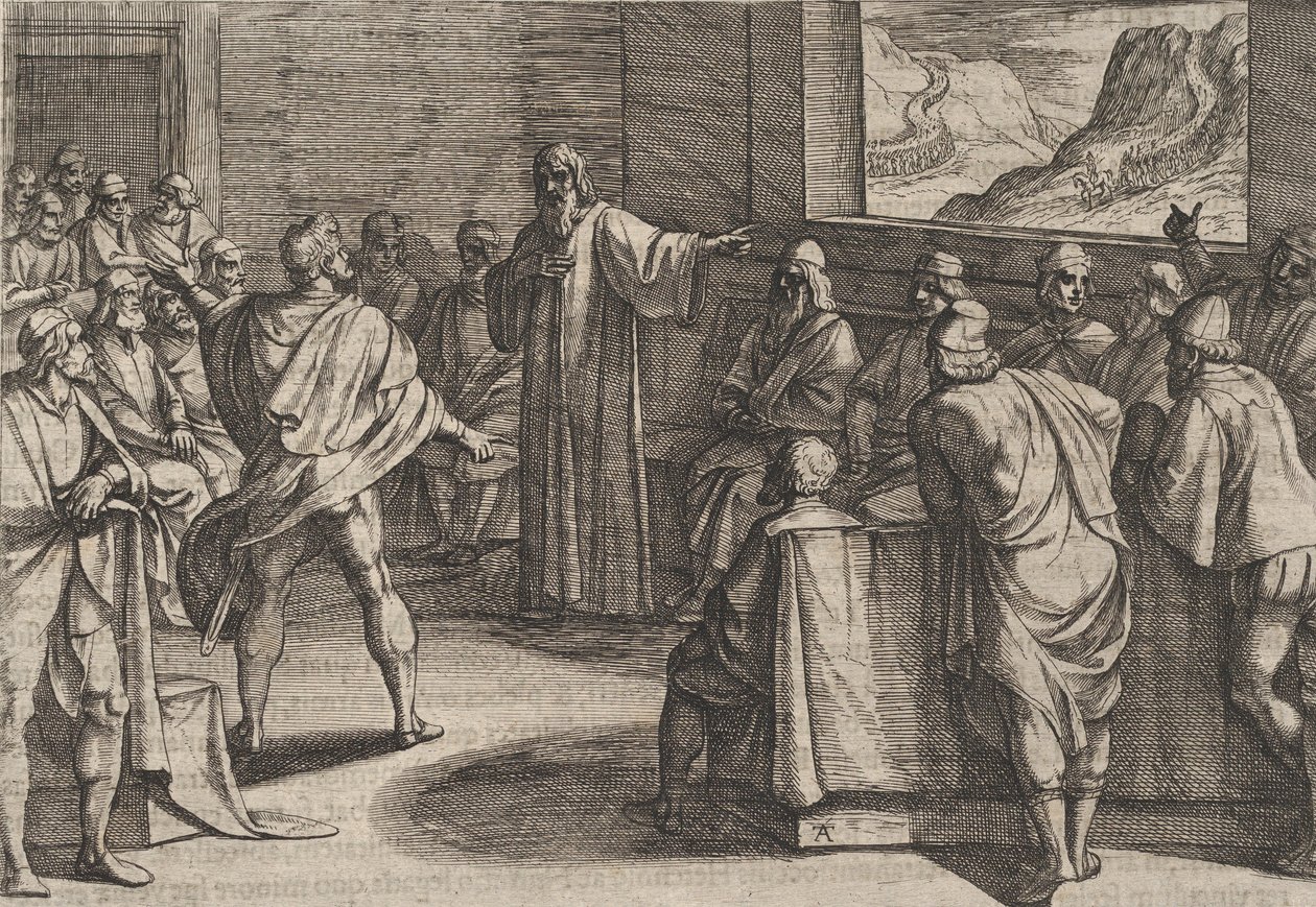Plate 23: Conference on What Steps to Take Upon the Romans