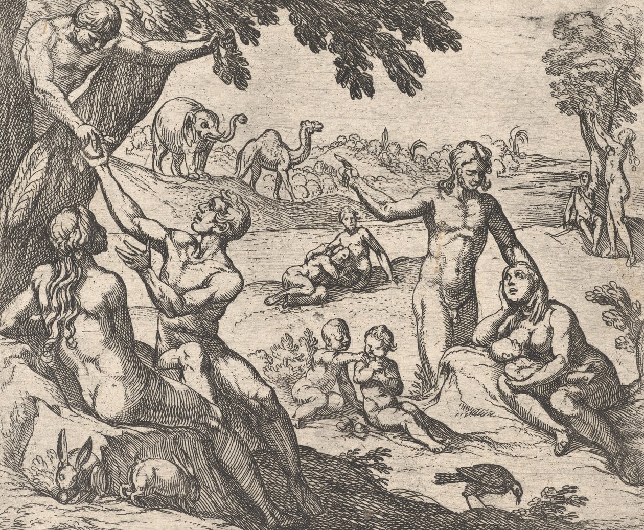 Plate 3: The Age of Gold Aetas aurea, from Ovid