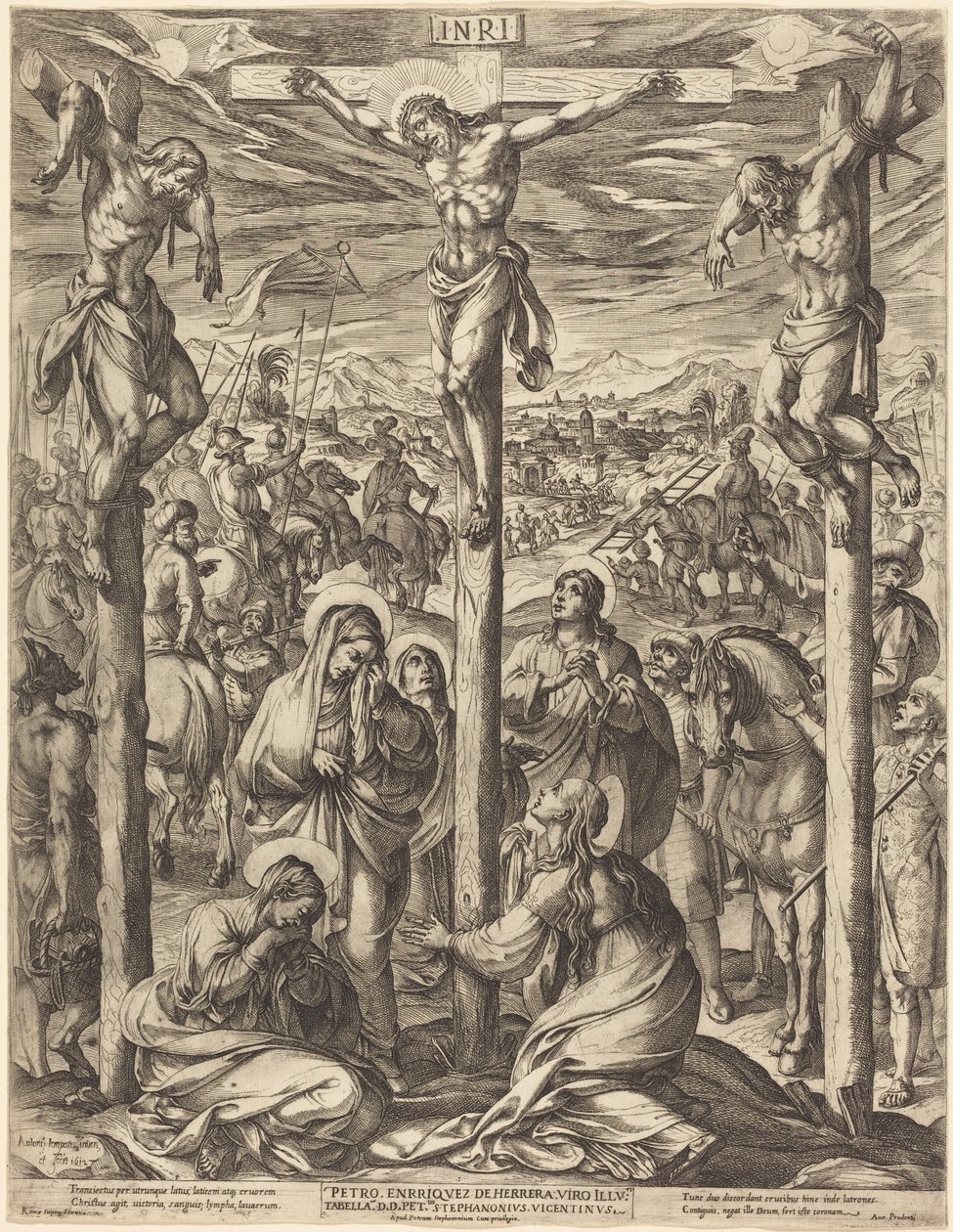 The Crucifixion by Antonio Tempesta