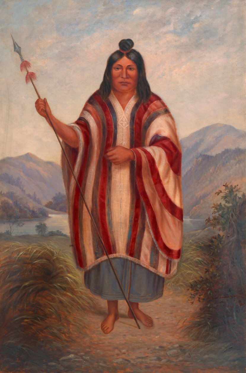 Peruvian Indian by Antonio Zeno Shindler: Fine art print