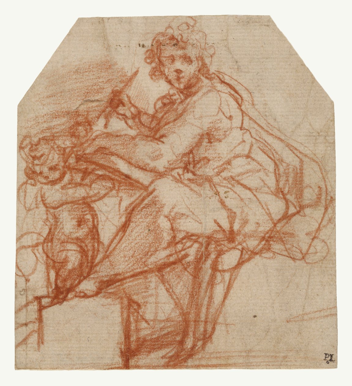 Saint Matthew by Antonio da Correggio