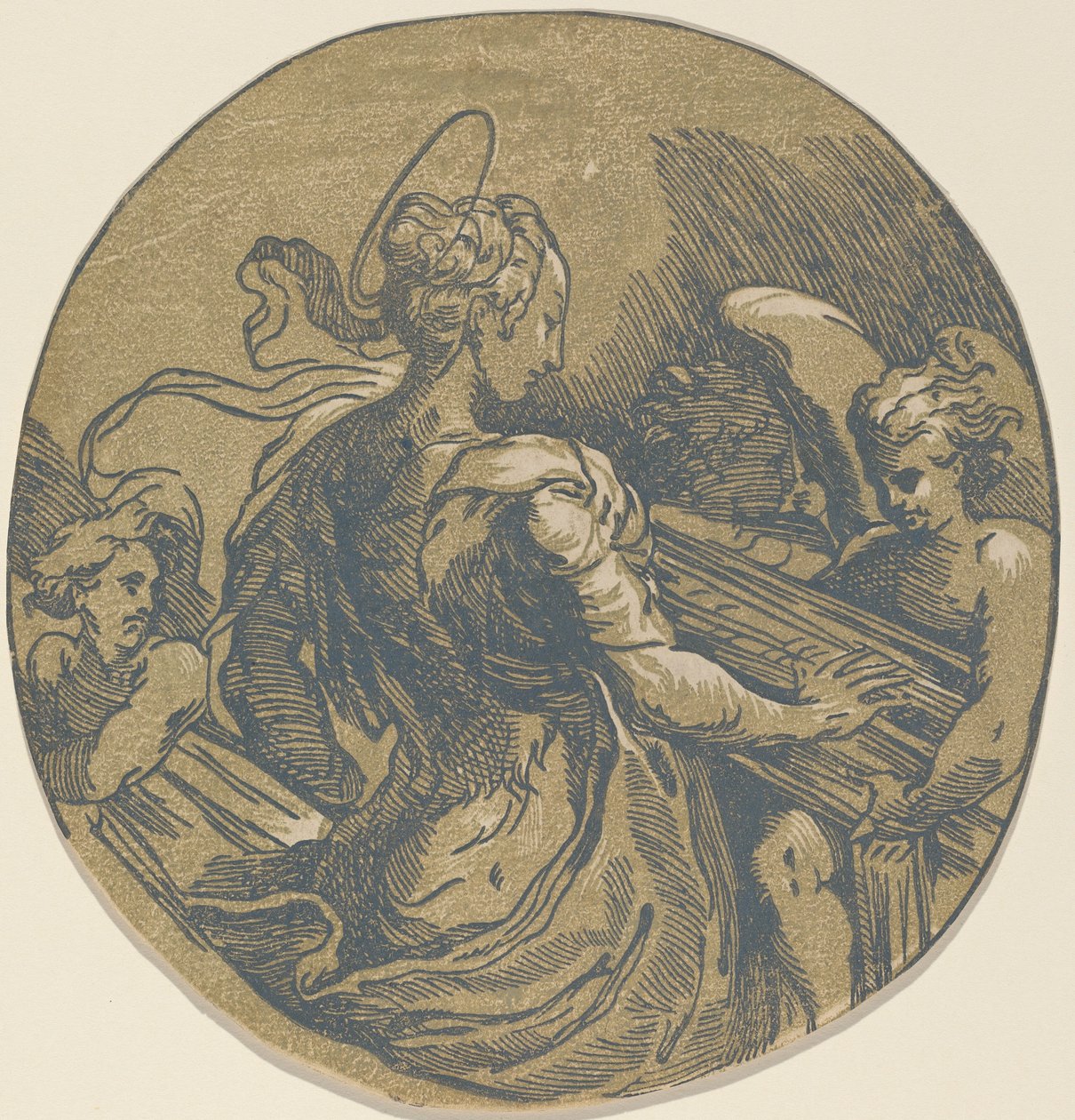 Saint Cecilia by Antonio da Trento