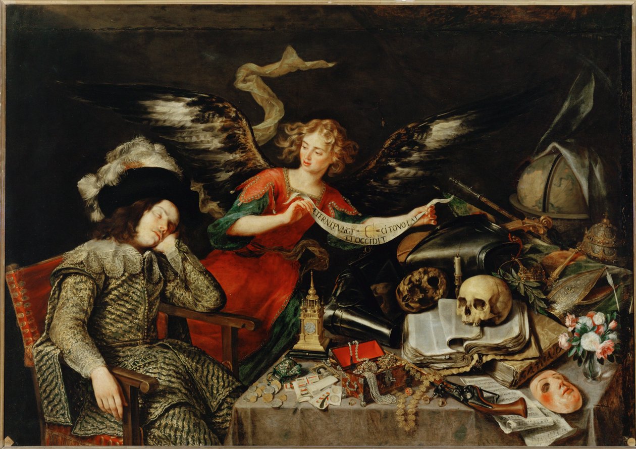 The Dream of the Knight by Antonio de Pereda