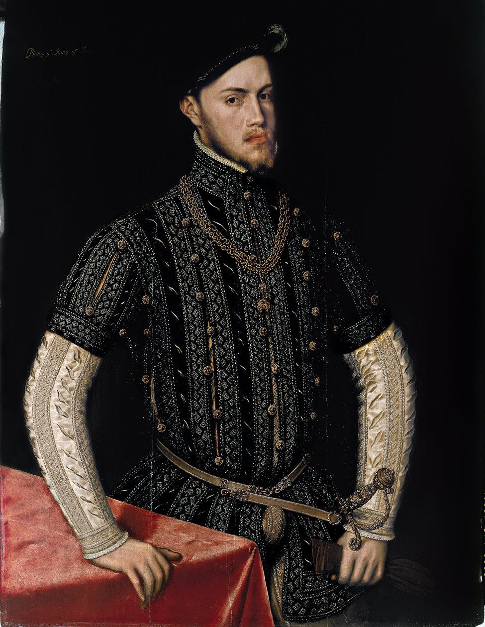 Portrait of Philip II 1527-1598, King of Spain and Portugal, c. 1550 by Antonis Mor