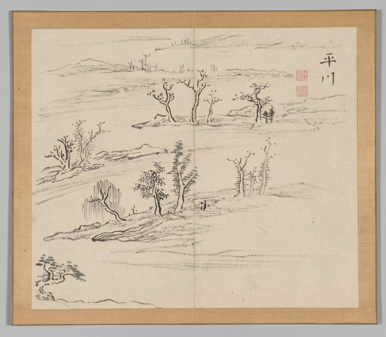 Reverberations of Taiga, Volume 2 (leaf 9) by Aoki Shukuya
