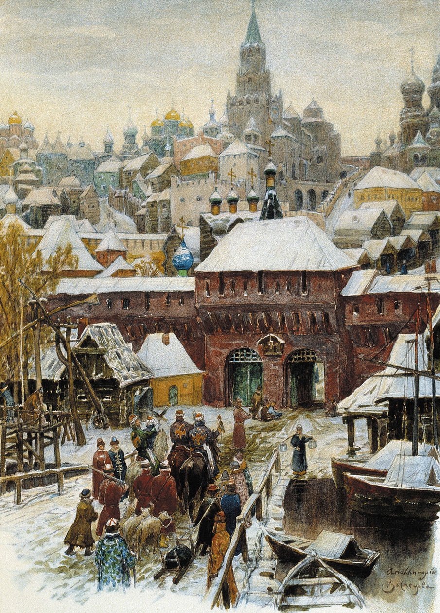 Moscow in the 17th Century by Appolinari Mikhaylovich Vasnetsov