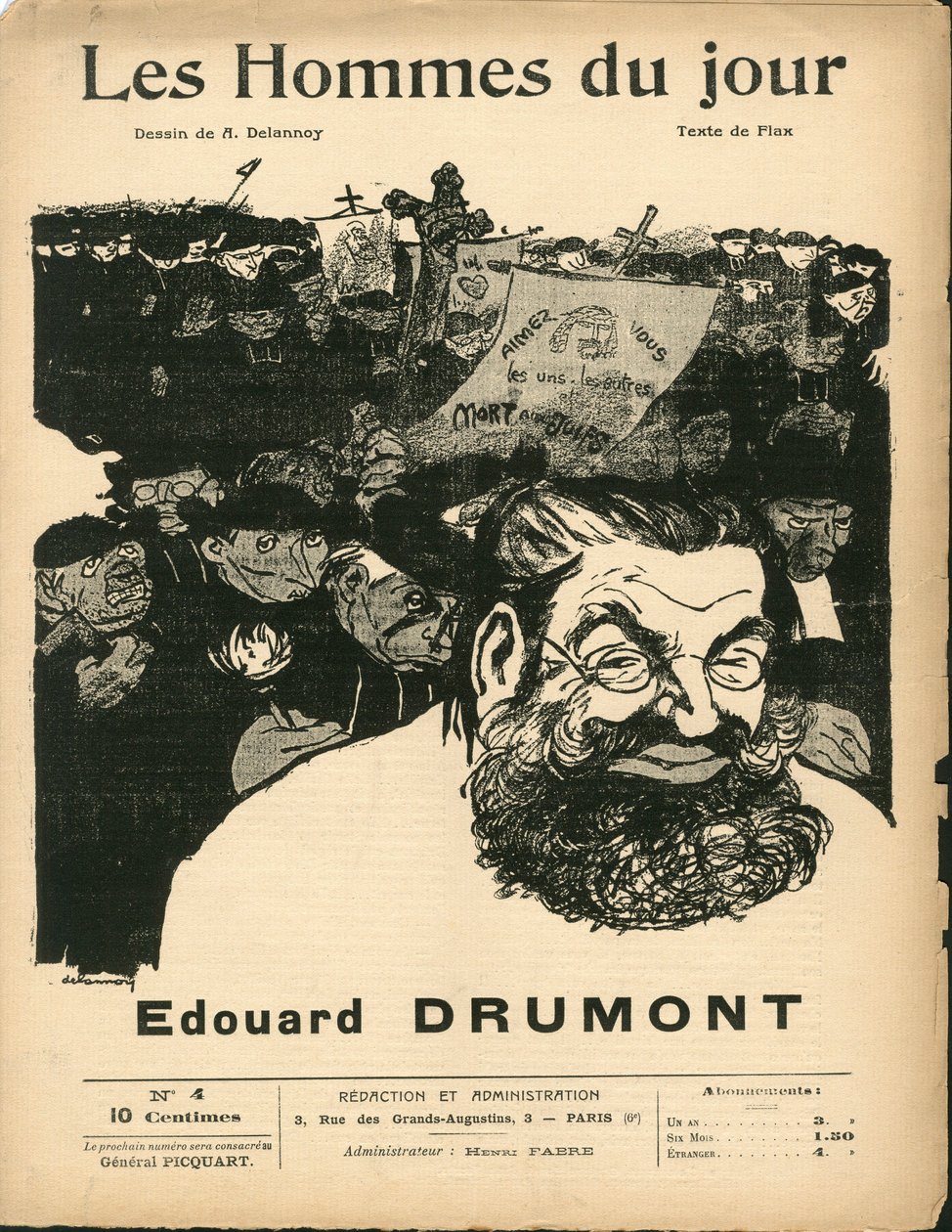 Cover of Les Hommes du jour, number 4 by Aristide Delannoy