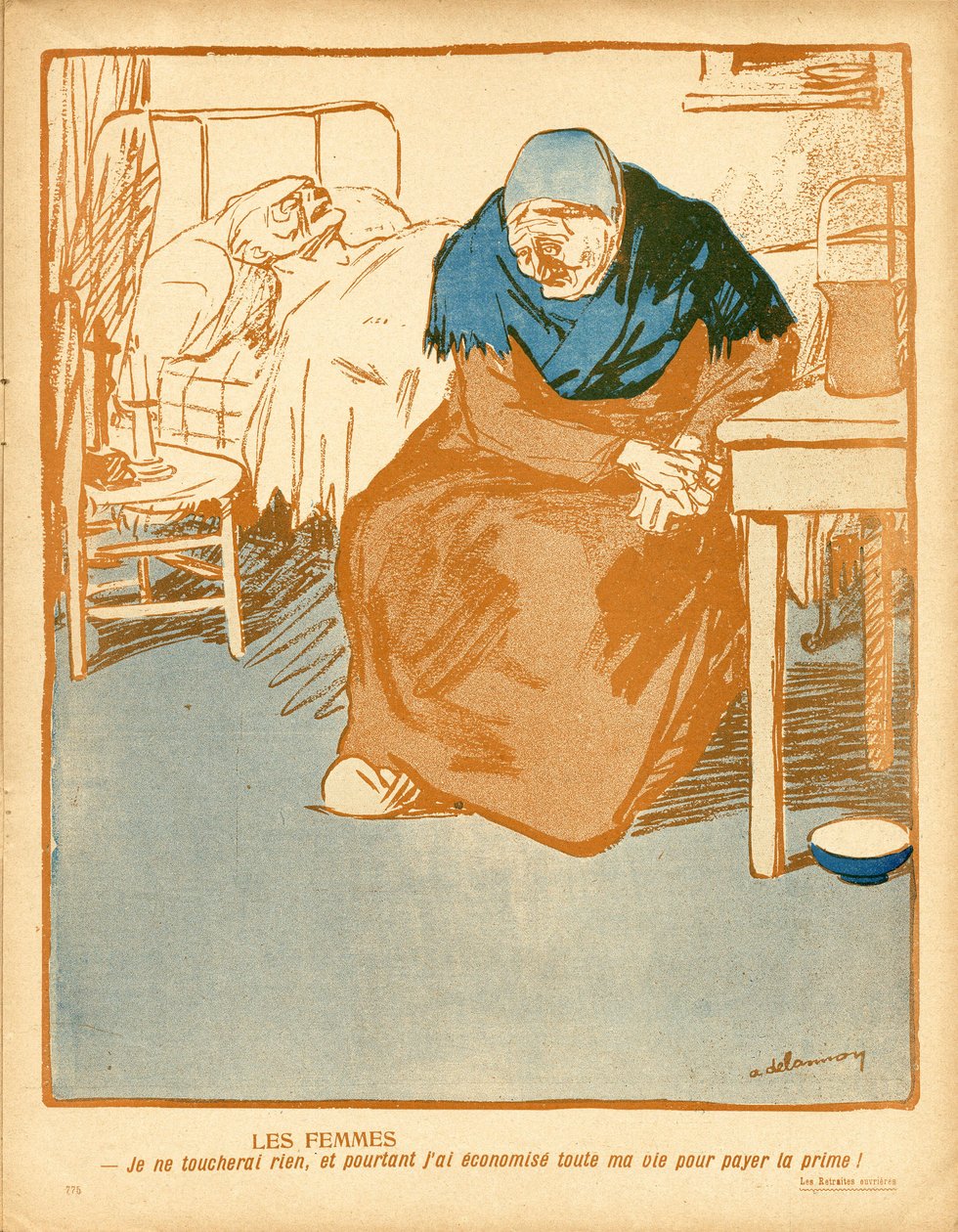 The Butter Plate, number 257, Satirical in Colors by Aristide Delannoy